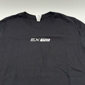 Volvo Shirt Adult Large US Black EX90 Crew‎ Neck Short Sleeve T-Shirt Mens